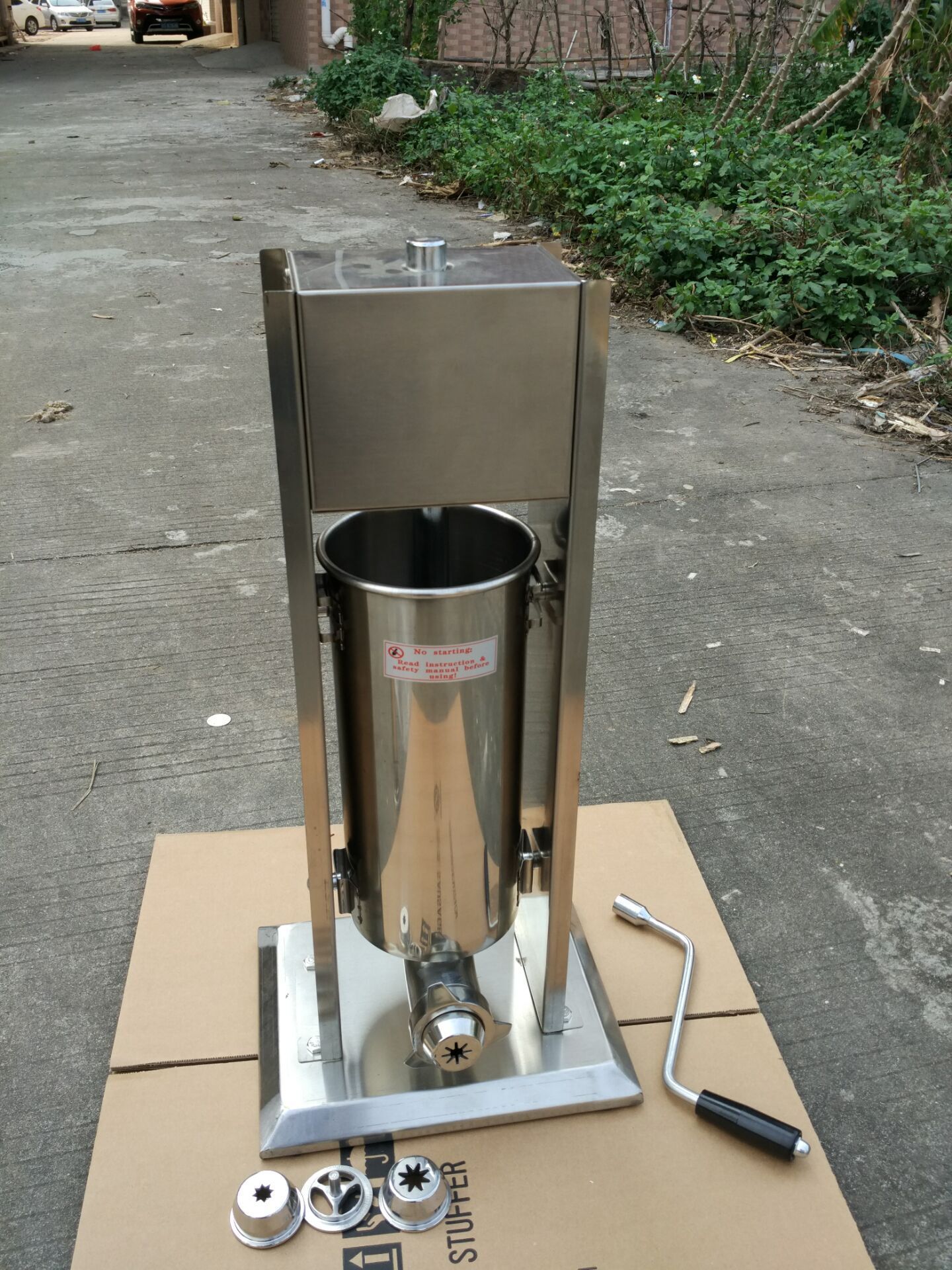 新品5升立式拉丁果机、吉事果、西班牙油条机吉拿果机 配3套模具 - 实物图