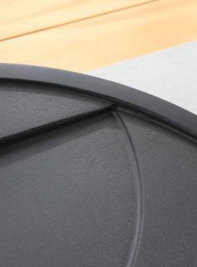 天然乌金石茶盘家档用高圆形45818新款台茶海客厅茶功夫一体石材