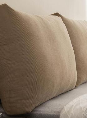 2025新榻款床头垫床上组合软包枕大靠背榻米飘窗灯81022芯靠绒护