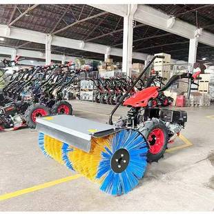 扫雪SCY机道小型抛雪机雪抛机物业路推式 全齿轮清雪机除雪手机扫