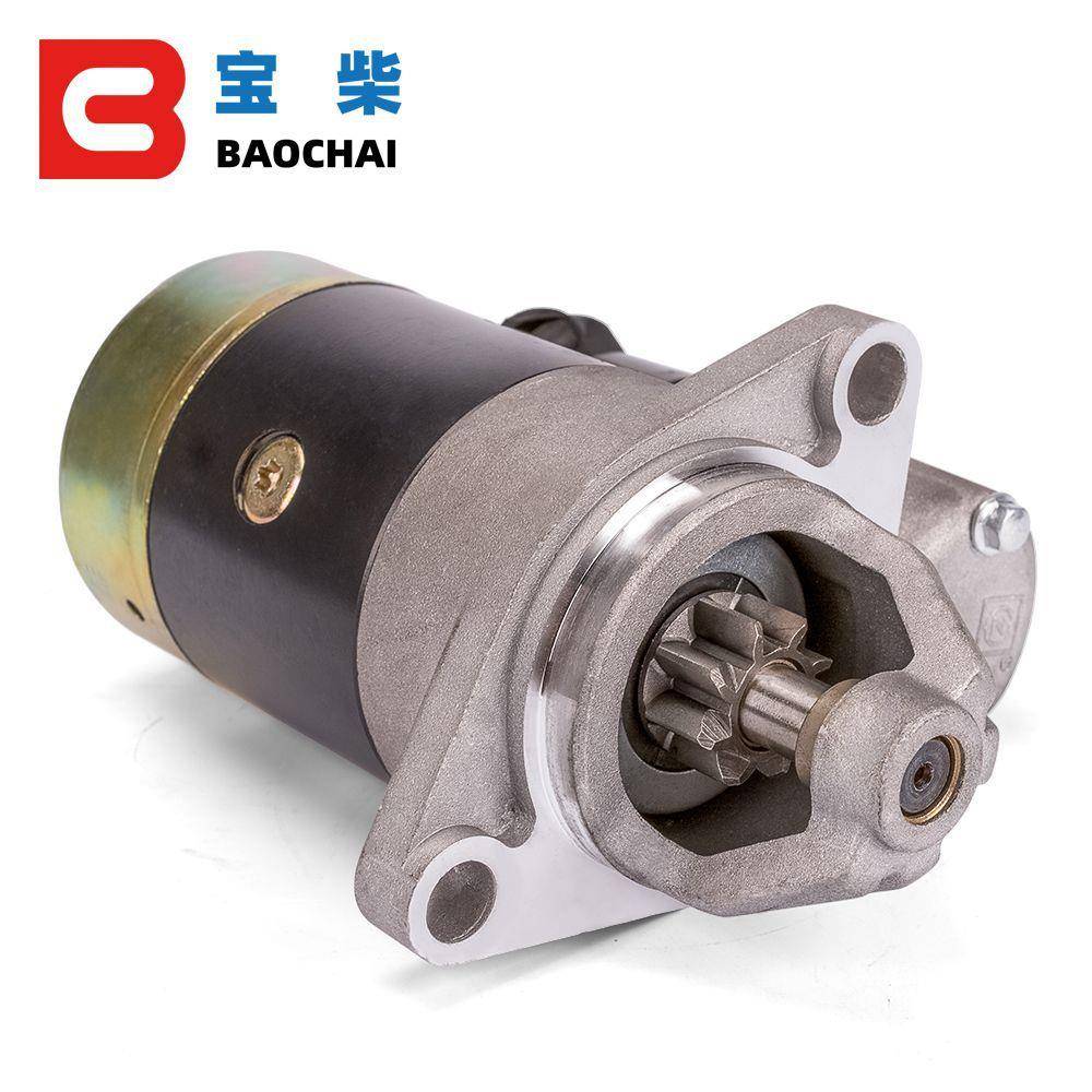 Q114w/114A起动电机D8齿12V0.8kAQ040柴油发电机组启动马达