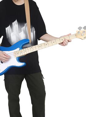 K·LA木DE电贝司枫无品牌/指板4弦电贝吉斯H儿童初学低音他四弦贝