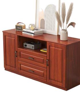 电视现柜实木家用客厅储物柜代柜简能约小户型卧室欧83014式多功