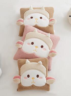 卡通抱枕被子两用汽车发靠垫靠二合一车载被抱枕办公YQP室枕沙薄