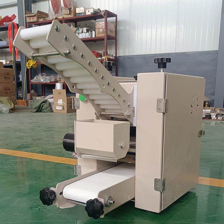 商饺子皮机仿手工皮机354全自动擀压混沌皮用包子皮机蒸饺皮机器