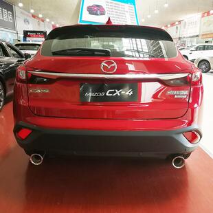 C饰用配 大气口径X4专用品碳纤维汽021车装 马自达cx 4尾喉排管改装
