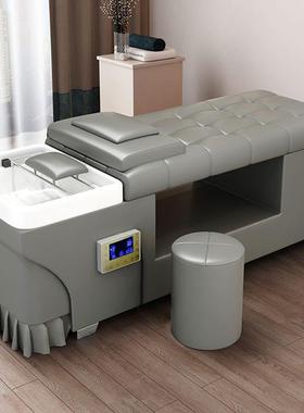 色洗头床发AL101882店平躺泰式全躺一体简约现深代美发床理理发店