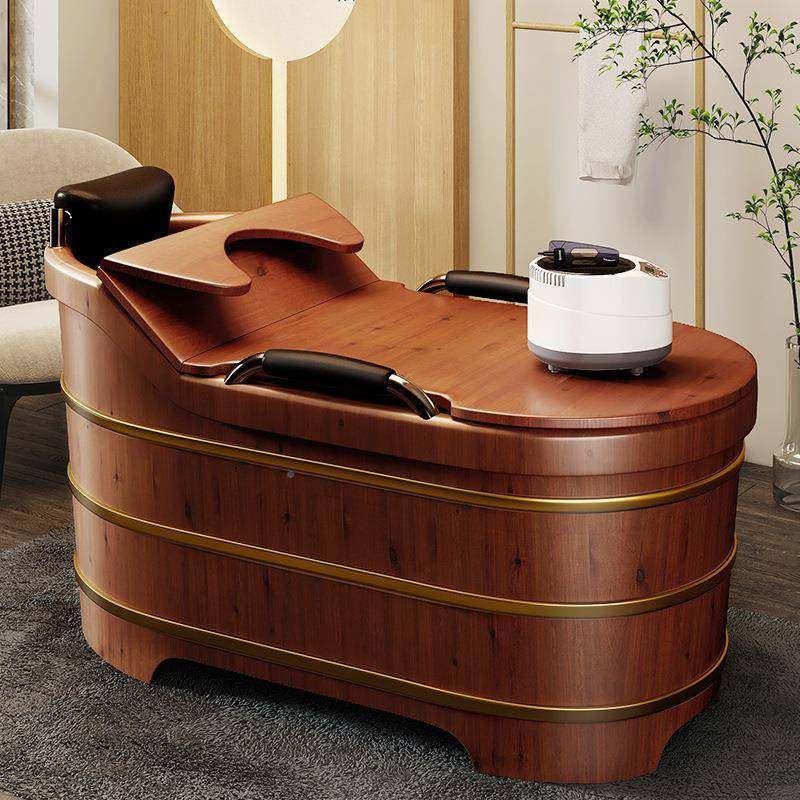 实全身木老人木质可用泡澡木桶沐桶浴缸家用大人2浴T洗DQR澡桶CU