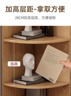 圆弧角柜转柜拐角边柜置物柜架墙边角XXZ三柜角角落置物墙角柜展