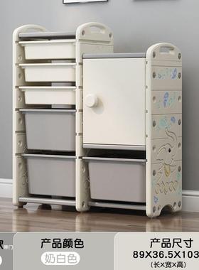 玩具纳架PDD31155儿儿童整理大容收量多层宝宝物架落地置抽屉式收