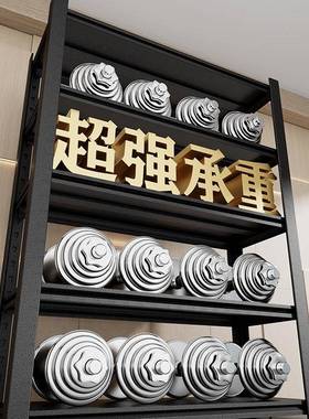 家用货架阳台置落物架地多层PNE空厨房收纳架行李箱下储物式架铁