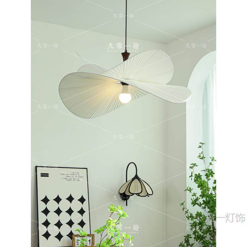 法式487中古布艺油草吊灯奶风卧室帽宿书房餐厅民实木南洋风薯片,家装灯饰光源,智能吊灯,淘宝优惠券,粉丝福利购,淘宝优惠卷