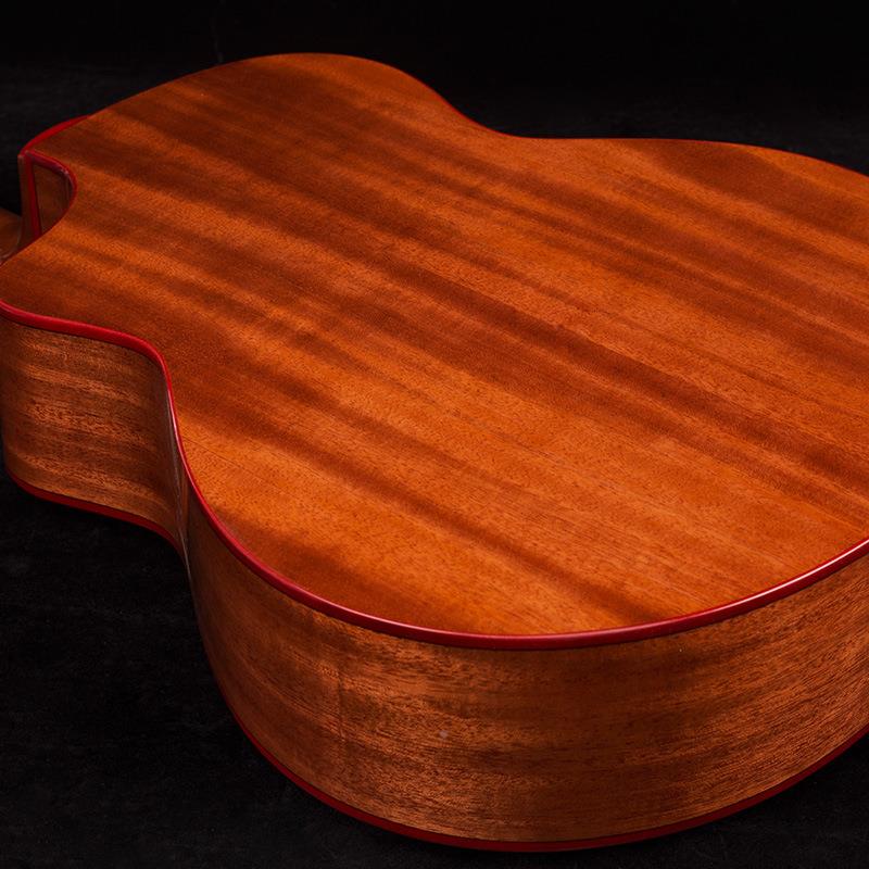 41寸JF桶木吉他云杉桃花芯亮光谣吉guiar成人民乐手级吉它他tZHB