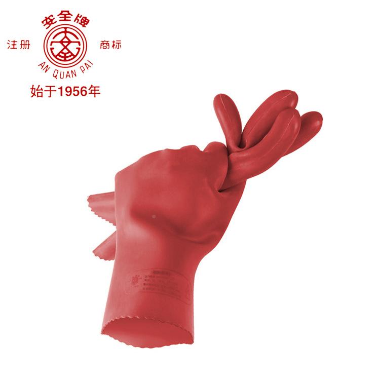 天津双安绝五缘手套2.5kv带电作业无品牌/舒胶适指型弹性柔天然软