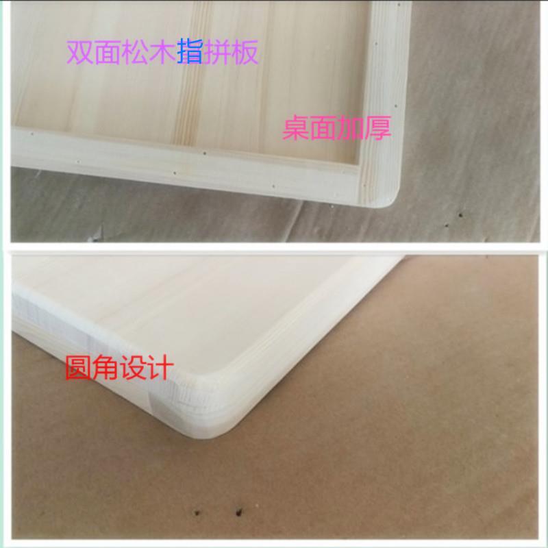 实木电脑生桌台易式现代简写字台松木桌BQA学学习书桌家用全小桌