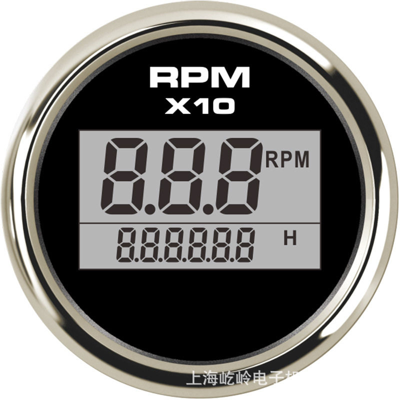 52mm改装转速表9900RPM夜灯计时