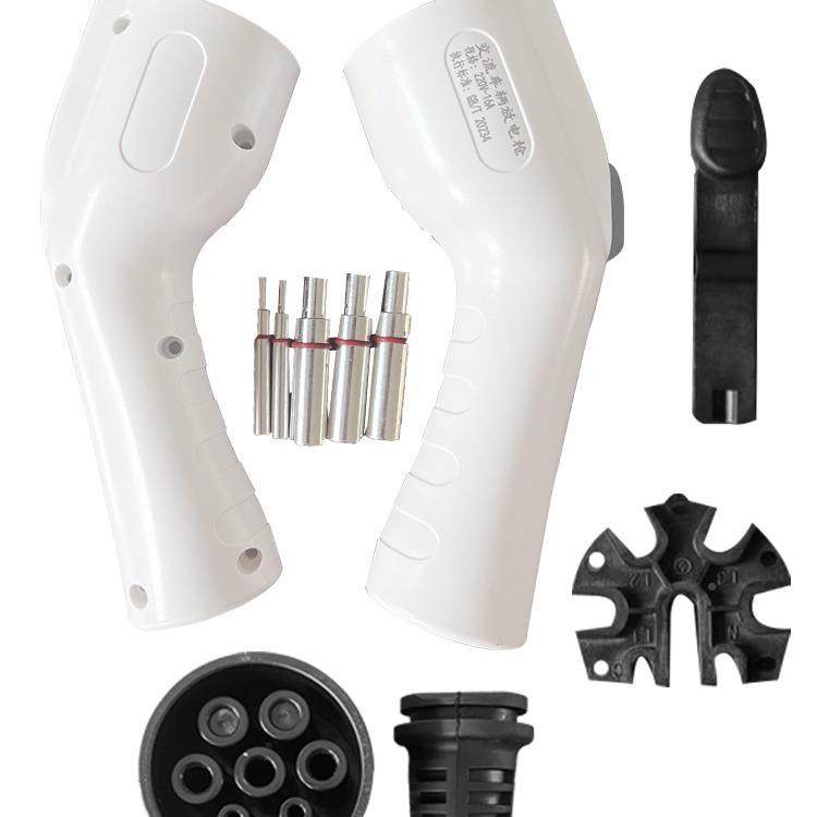 新6能源汽254车延长接头母坐1A32A七转换外壳孔国线标大功率家用