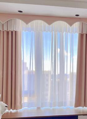 XMQ窗帘帘帘合辑头窗布飘窗落地窗无窗帘补盒漏光救措施全遮光