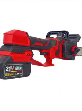 12寸无刷锂拉KUY杆大功锯率高速锯伸可缩加长充电伐木锯链条电锯