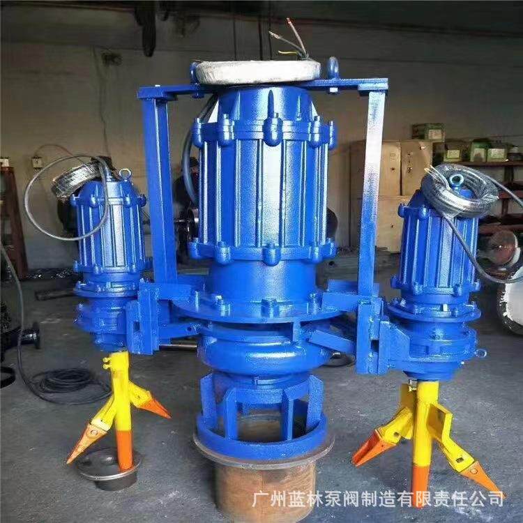 100ZJQ80沙25泥浆场泵采砂泵4寸潜水-渣浆泵15kw抽沙抽SSB沙泵