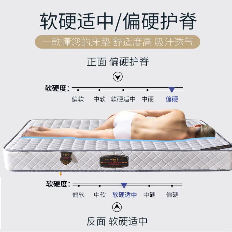 米床KX-60079垫软垫席梦思家用床垫租房专用1c.5胶硬床垫1.8m乳酒