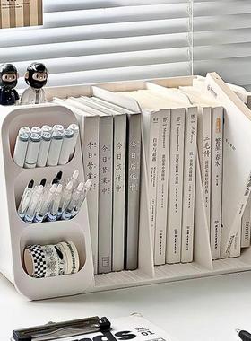 ICMG9书桌面上书立架阅读架高颜值学立生书桌固定书本收纳置物I架