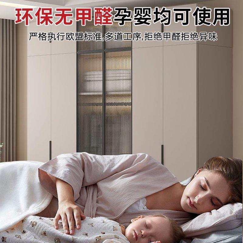 fLE木衣柜家卧室组合对开门简代约现小户实型用无品牌/储物收纳柜