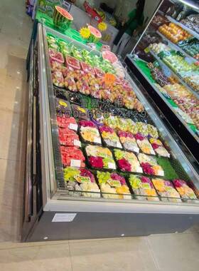 水开果NEB果保鲜柜台式式商用卧果蔬冷藏展示柜切风幕柜敞式冰柜