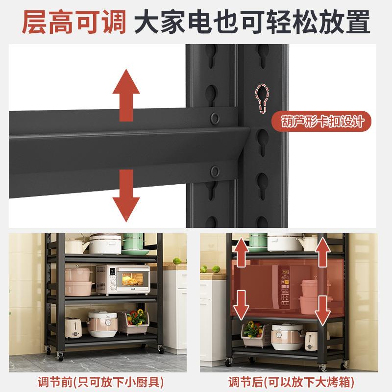 钢制货架用置物架FKH多仓层家落地库阳台铁艺间收纳储物架子杂物