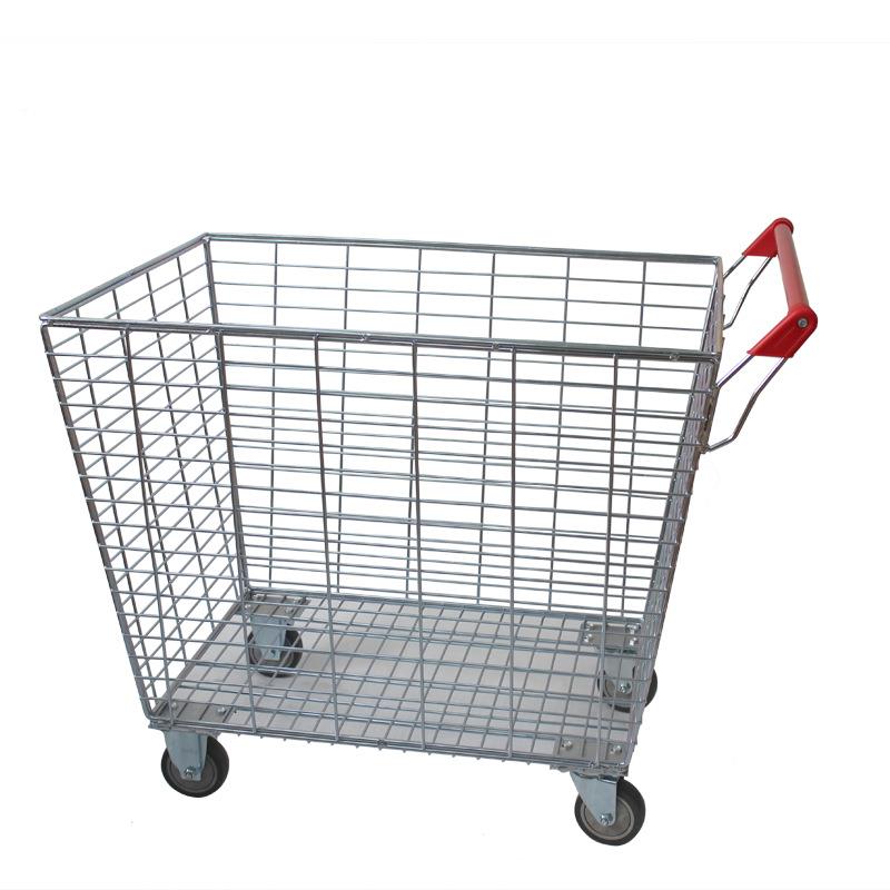 手推货车车超流市购物仓库拣选XHT电商移动物仓储笼静音大捡货车