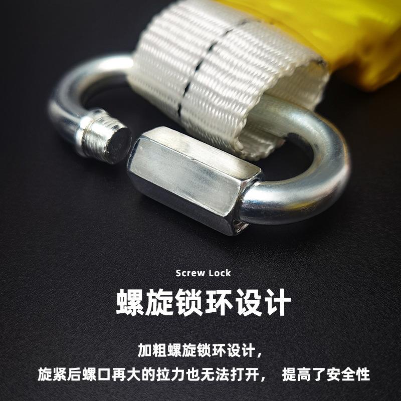 式全带高空作业电工安全带双PFJ大勾全身式保险带安全五点带缓冲