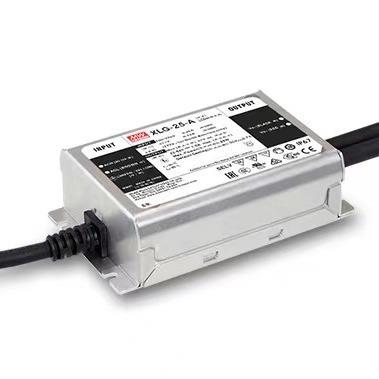 明纬LED电源XLG25W50W恒功效户外泛光灯路灯户外广告亮字招牌电源
