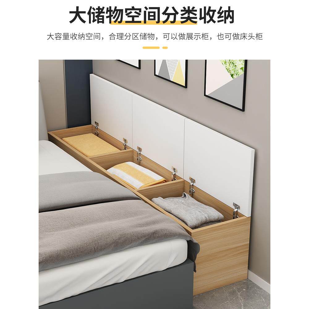 宽5V定实木床边夹缝柜床头长条柜床沙F775MMSS发边缝隙柜尾加长柜