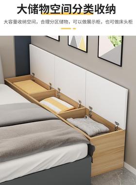 宽5V定实木床边夹缝柜床头长条柜床沙F775MMSS发边缝隙柜尾加长柜