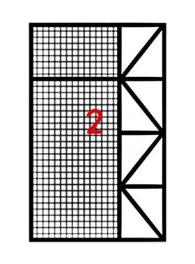 铁艺屏风隔酒断墙餐厅吧室46059吊网工业风顶铁网装饰镂空办公玄