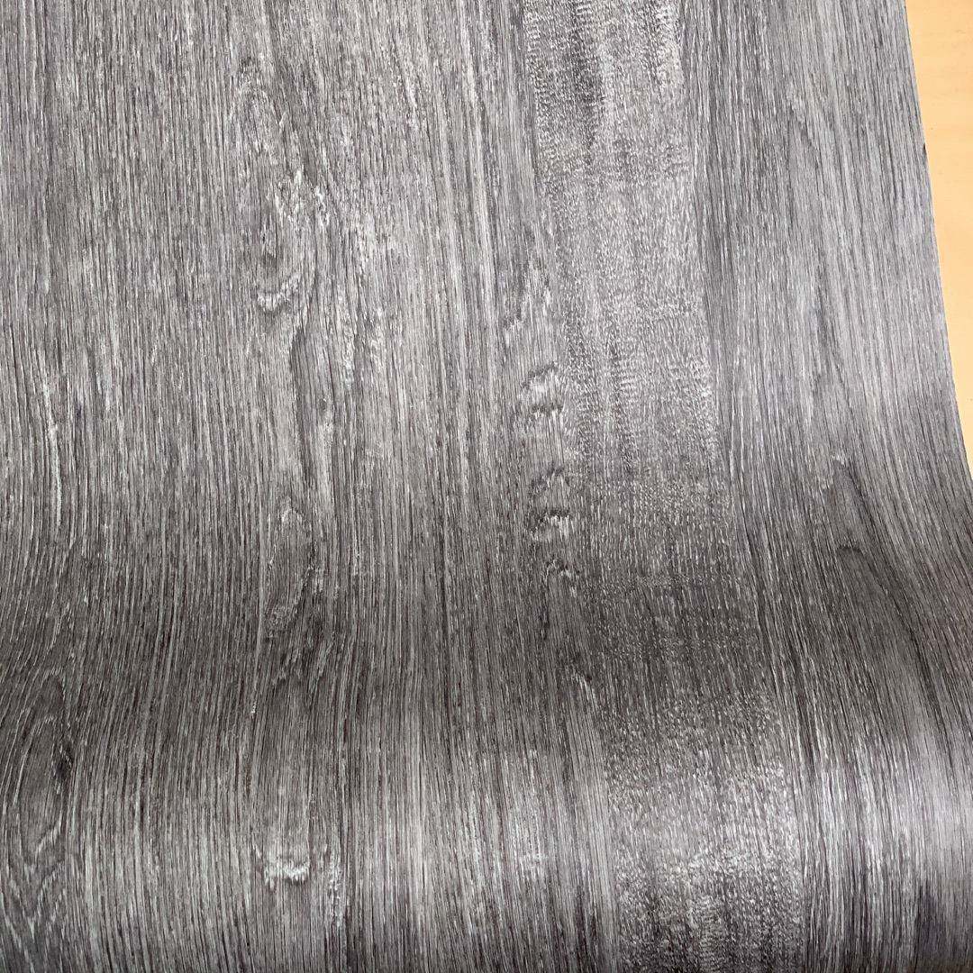特导厚气槽灰色木纹复古粘墙自纸壁pvc装饰贴膜展柜纸波XOL音软片