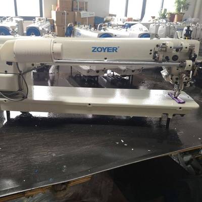 31长53N-0L78佐屹564臂臂式厚料双同步人字形缝纫机长机曲折缝厂