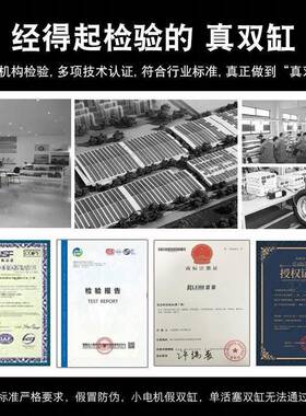 雷傲车充气泵双便缸高压携轿车轮胎家载车用打式气泵筒电动97617