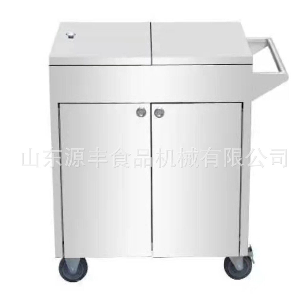 201/304不锈钢调料车厨房调料车不锈钢万向轮手推车立式调料车