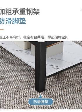 茶几7753客厅家用轻奢代办公钢化玻室璃茶现桌简约意式小户桌型方