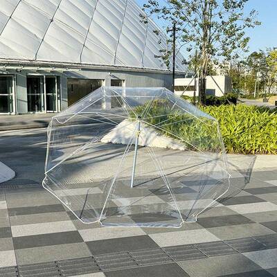 形商特号户外透27427明圆雨大伞用摆摊伞庭院别墅花园大伞广告伞