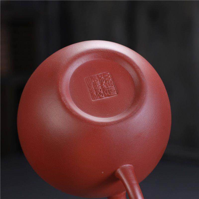 岩紫矿无品牌/砂茶具中茶式家用泡茶壶古壶典红朱泥茶名师手工老
