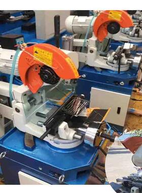 锌钢护栏动切管机农业工具钢管断管设机自锯片85980切割下料备