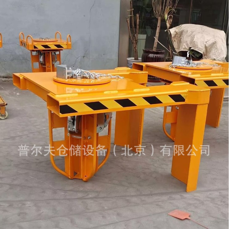 厂家四桶叉车大桶夹双油桶夹具抱桶夹重型卸桶器四鹰嘴铁塑吊桶夹