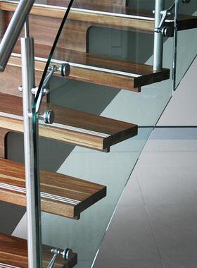 不锈钢楼梯柱304工手程不锈钢铁立柱扶商场地车站阳台EYP立玻璃栏