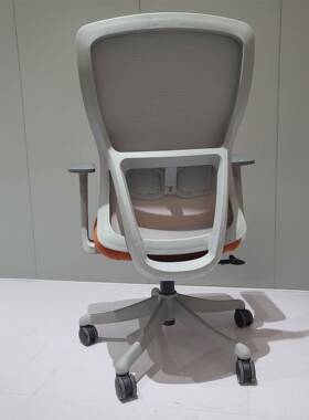 电脑办现公18863椅子靠背布黑色职椅员椅代网简约家用舒适转椅活