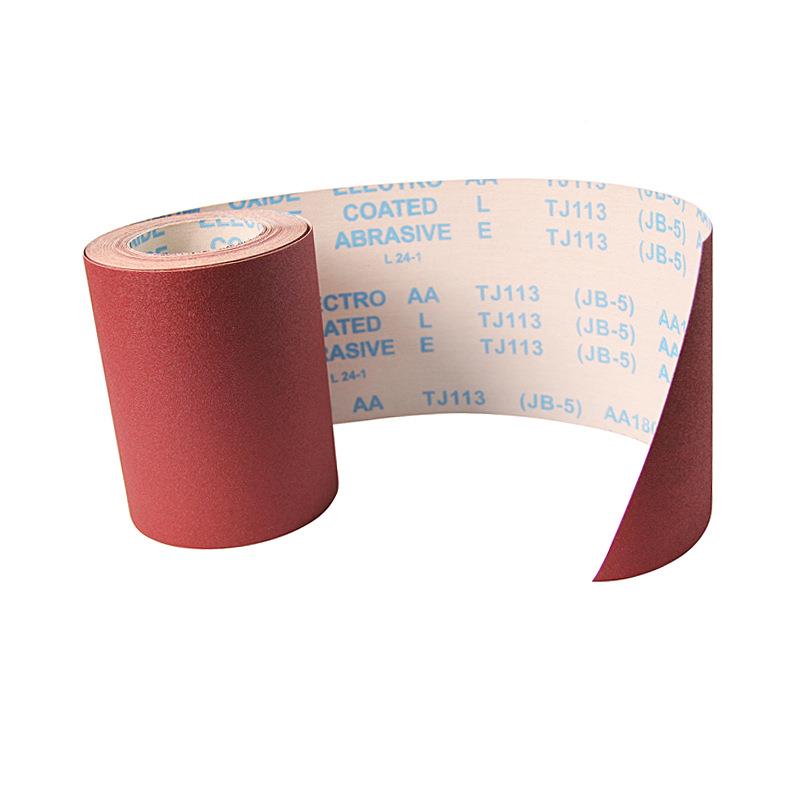 星泰厂家JB-5XSL撕除砂锈打磨纸抛光手软布棕刚玉红砂砂布卷整卷