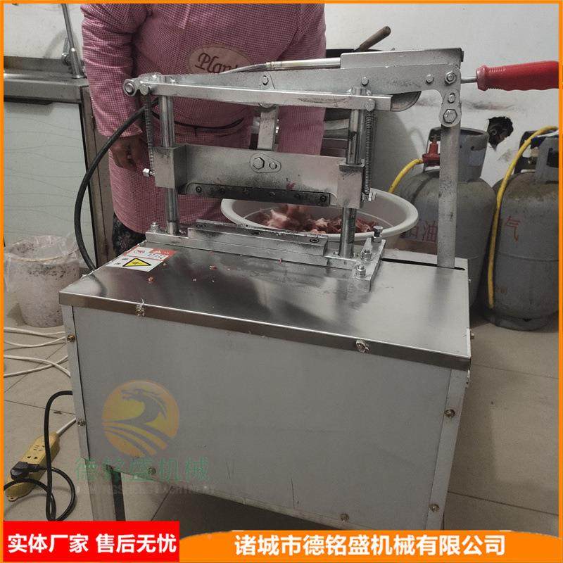 手把式切割备冻骨设40型猪骨头切割机家用猪牛羊0骨DMS20211切骨