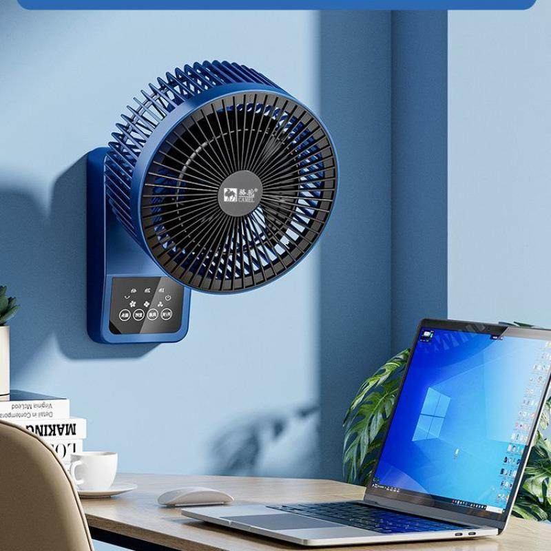 挂壁挂式电风扇家用打壁厂家直供空气循环小型厨房静音卫生间免孔