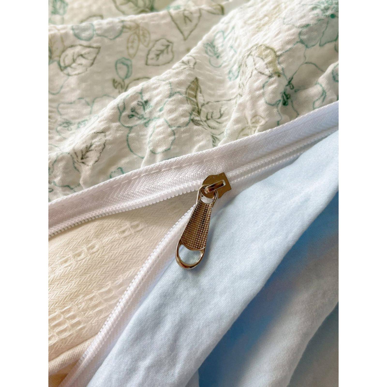 韩系花边水洗四件YZV套夏天小清新款非棉床单被套舍床棉上用宿品